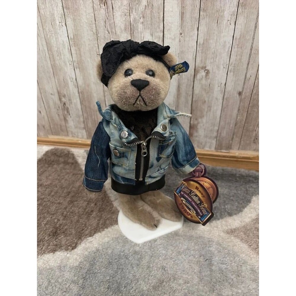 Brass Button Roxy Bear